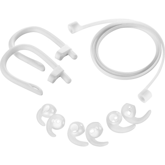 Insignia™ - Accessories for Apple AirPods (1st and 2nd Generation) - White - Picture 1 of 5
